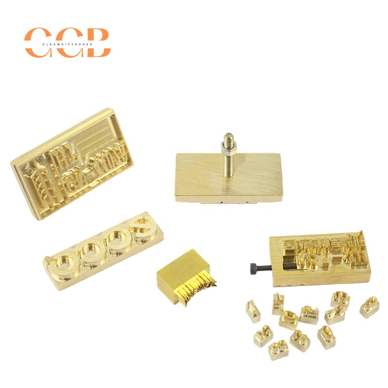 Custom copper logo hot stamping mold for embossing