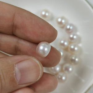 5A 1pc 8.5-9.5mm button pearl