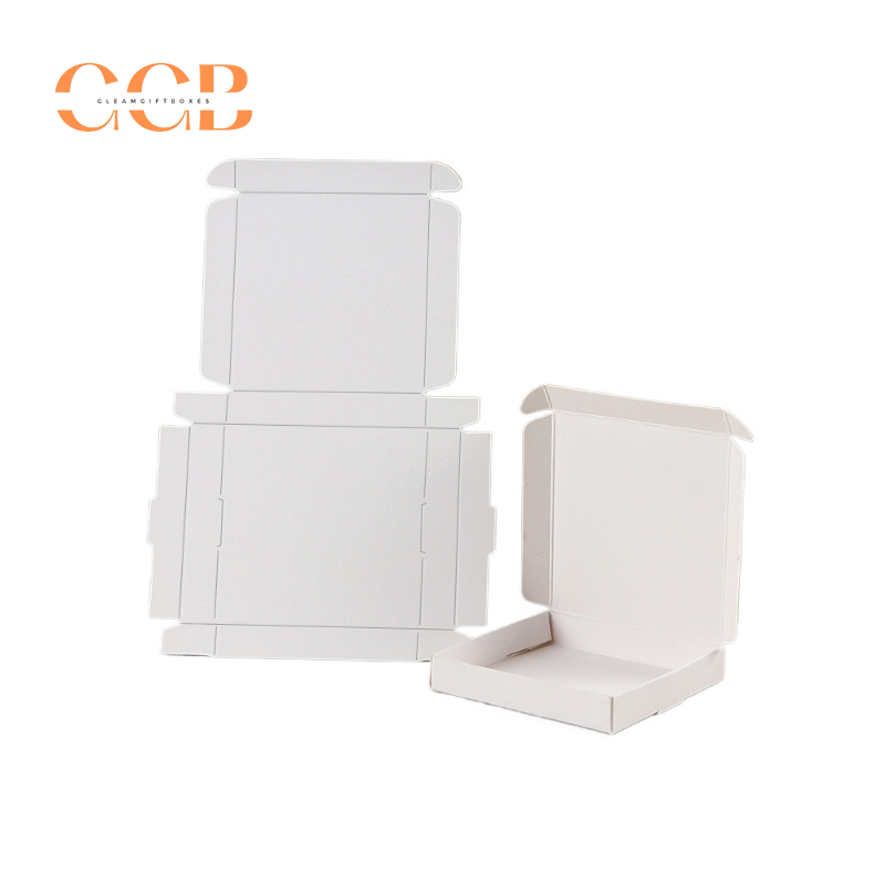 50pcs kraft paper black shipping style jewelry packaging box white necklace earring paper box bulk wholesale gift display storage