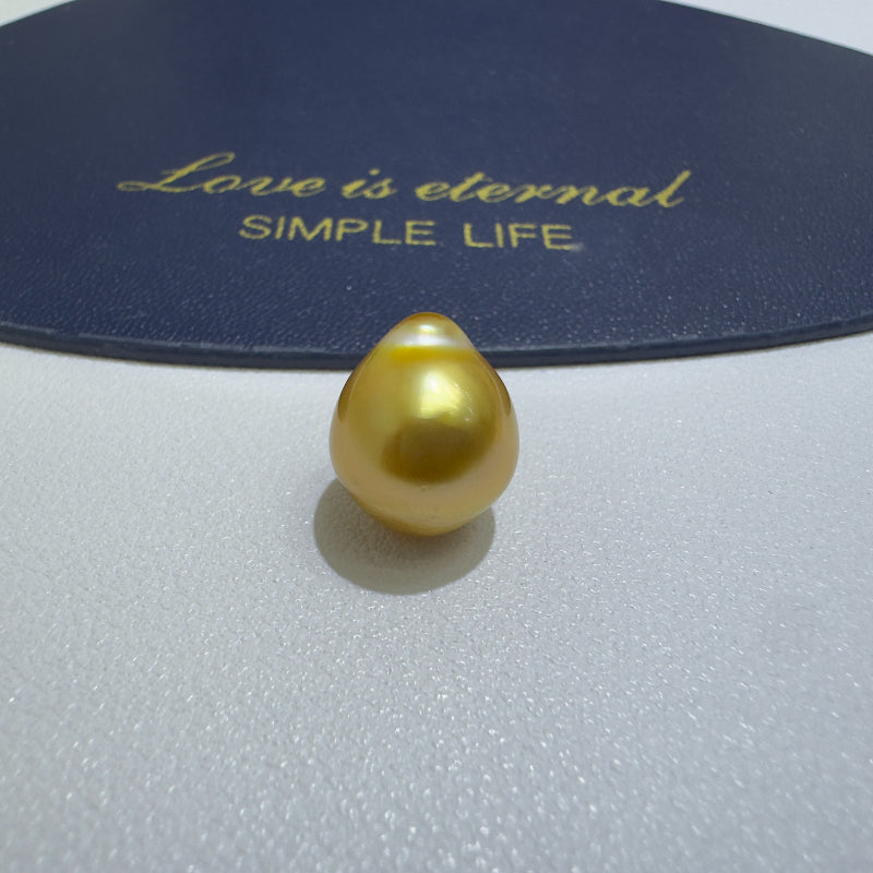3A Baroque South Sea Gold Pearl 9–14mm Loose Single Bead