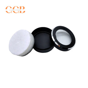 5pcs Clear glass round loose stone display box