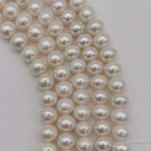 5A 9.5-10mm High Luster Round Freshwater Pearls