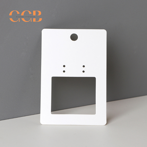 50pcs 6x9cm hollow design earring display cards with hanging hole double stud dangle set jewelry packaging card for retail and wholesale
