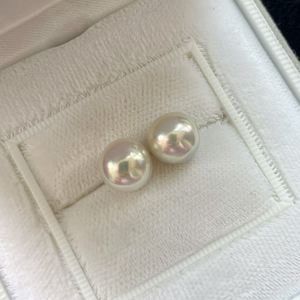 3A 4-10mm Grey Akoya Baroque Pearl, Natural Tone Loose Pearl with Strong Luster, Undrilled Half Drilled 1mm or Fully Drilled 0.7mm
