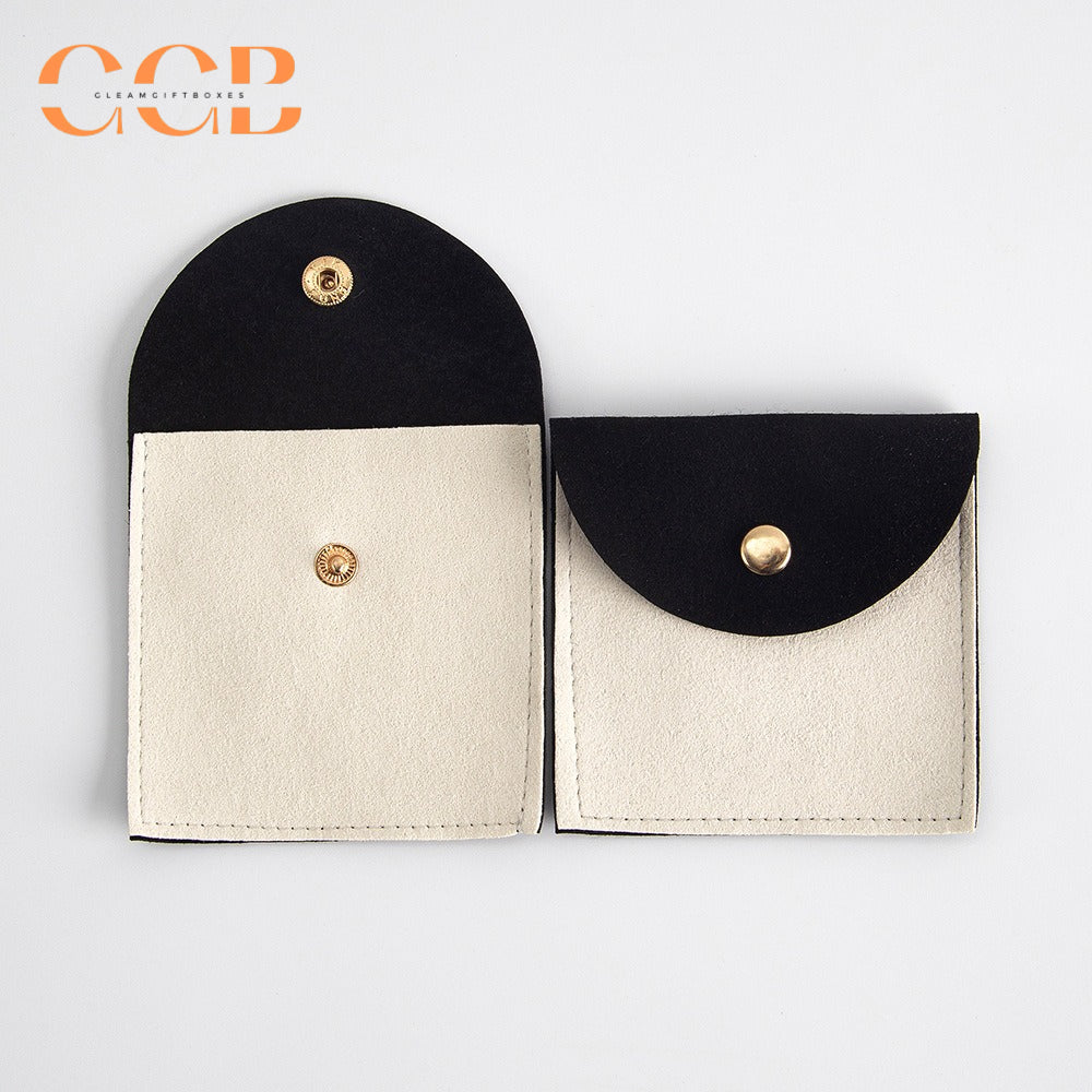 20pcs 8x8cm multi color jewelry pouch, soft suede travel pouch for rings earrings necklaces, customizable jewelry packaging bags
