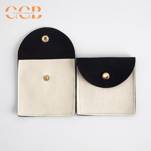20pcs 8x8cm multi color jewelry pouch, soft suede travel pouch for rings earrings necklaces, customizable jewelry packaging bags