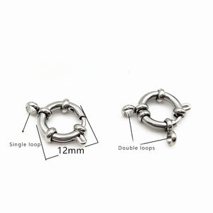 10,12,14mm Stainless steel sprign clasp, sailor buckle