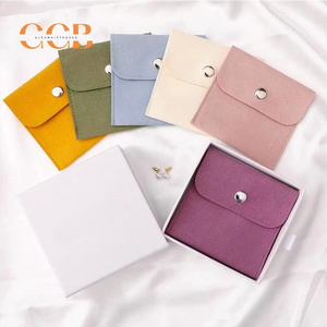 10pcs blue Microfiber Set Jewelry Pouches