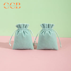20pcs velvet jewelry pouch set, soft drawstring bags for rings earrings bracelets necklaces, luxury velvet jewelry packaging bags
