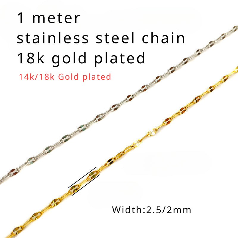 316L Stainless Steel Lip Loose Chain