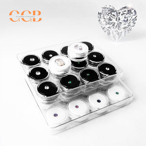 5pcs Acrylic jewelry display tray with lid