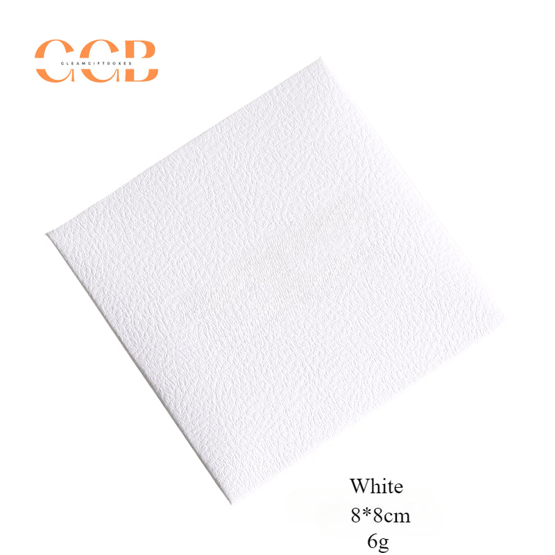 50pcs White Velvet Jewelry Cleaning Cloth