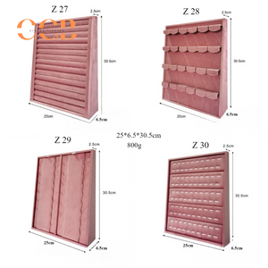 Luxury Pink Jewelry Display Stand Set, Neck Model for Pendants, Ring Display Holder, Velvet Earring Display, Gift for Jewelry Maker, Photo Background