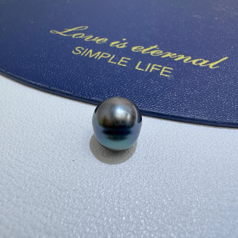 3A Tahitian Baroque Peacock Blue Green Pearl Undrilled