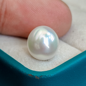 5A 10-14mm Australian White South Sea Drop Pearl, Silky Texture Strong Luster Teardrop Natural Pearl Bead for Pendant Earring Wholesale