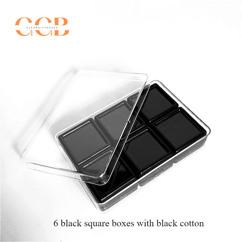 5pcs Acrylic jewelry display tray with lid