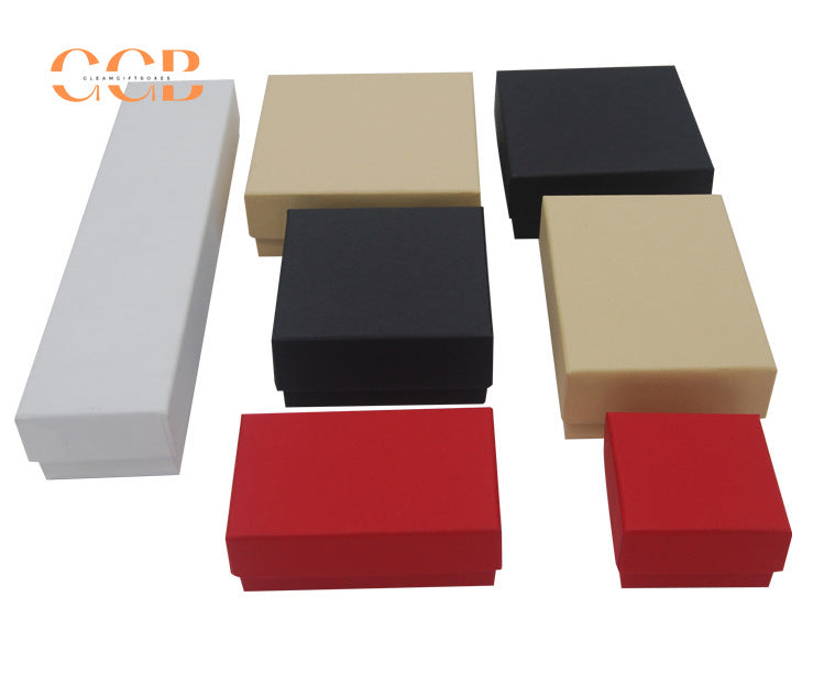 10pcs Multi-Size, Multi-Color Kraft Paper Jewelry Boxes Rosary Boxes  Bracelet Boxes Pendant Boxes