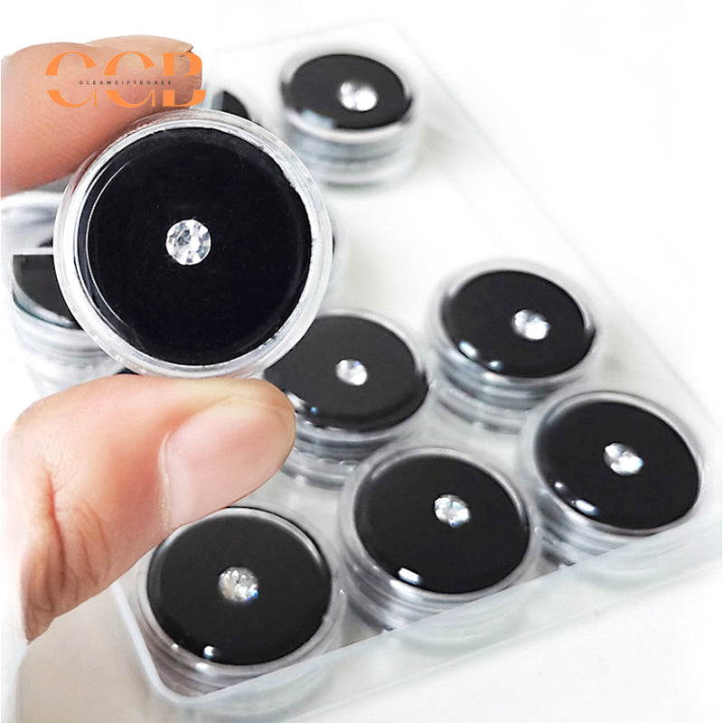 5pcs Acrylic jewelry display tray with lid