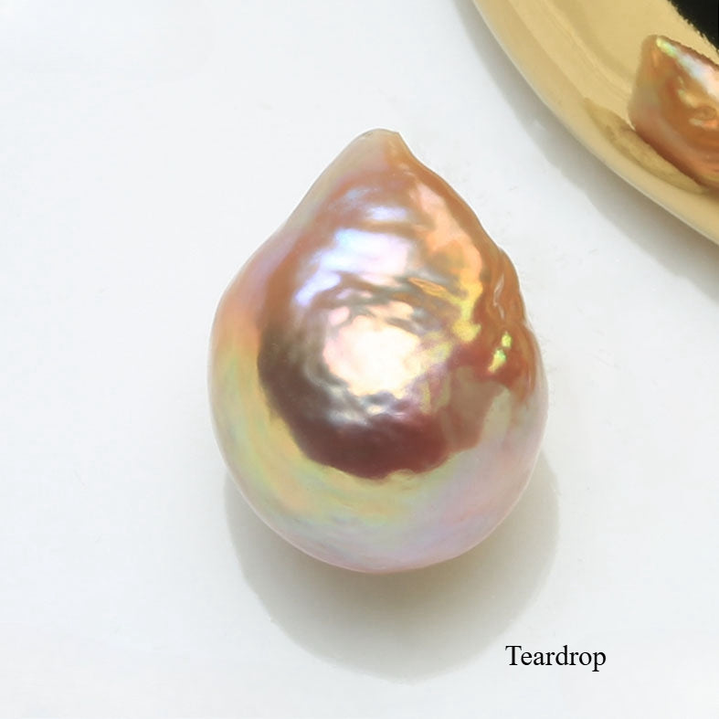 5A 8mm Lavender Pink Baroque Freshwater Pearl, Irregular Loose Bead