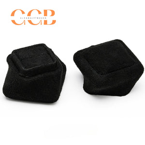 Velvet Ring Box Wedding Proposal Ring Holder Luxury Jewelry Gift Box Vintage Engagement Ring Case Travel Ring Box