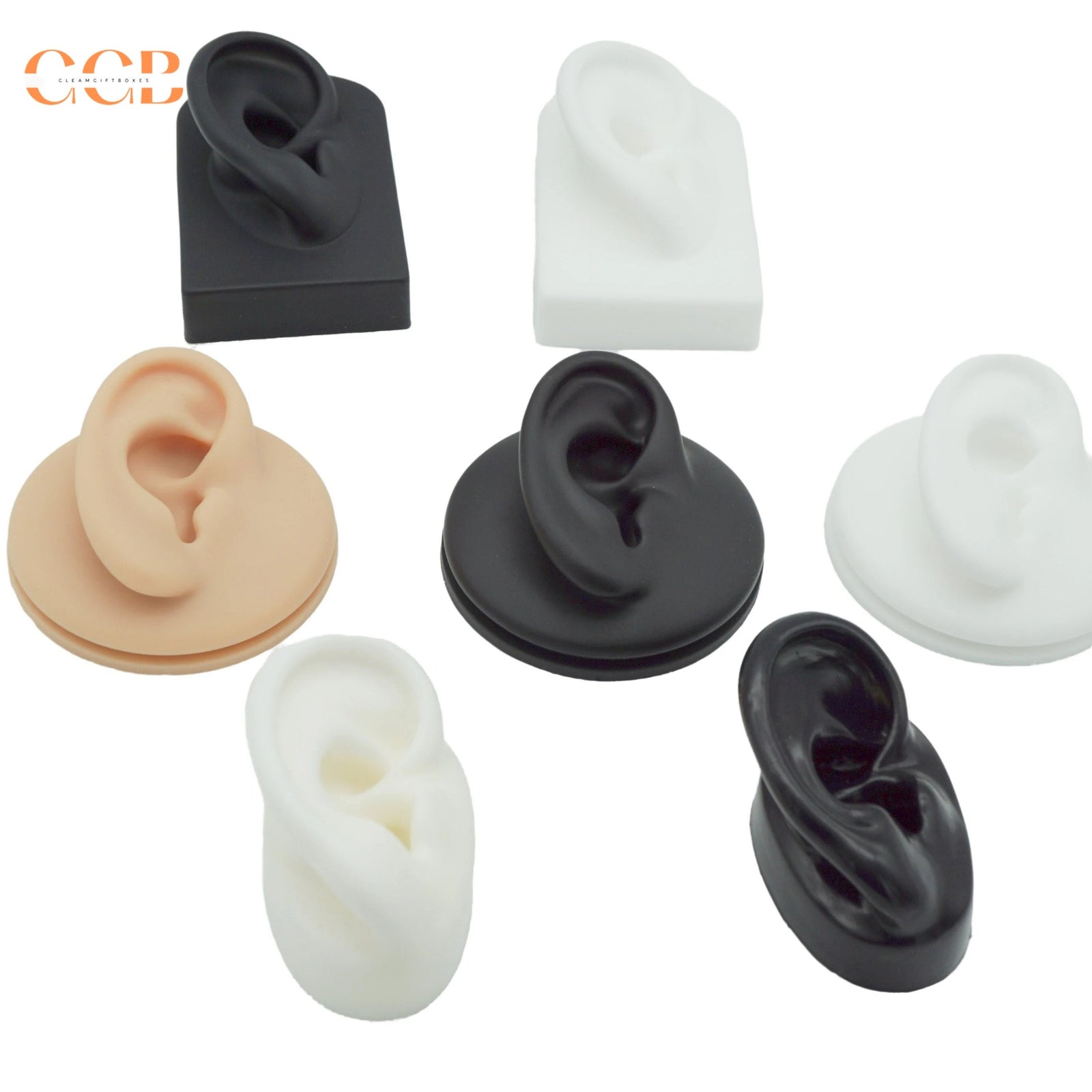Silicone Earring Display Stand for Jewelry Photography and Retail Showcase