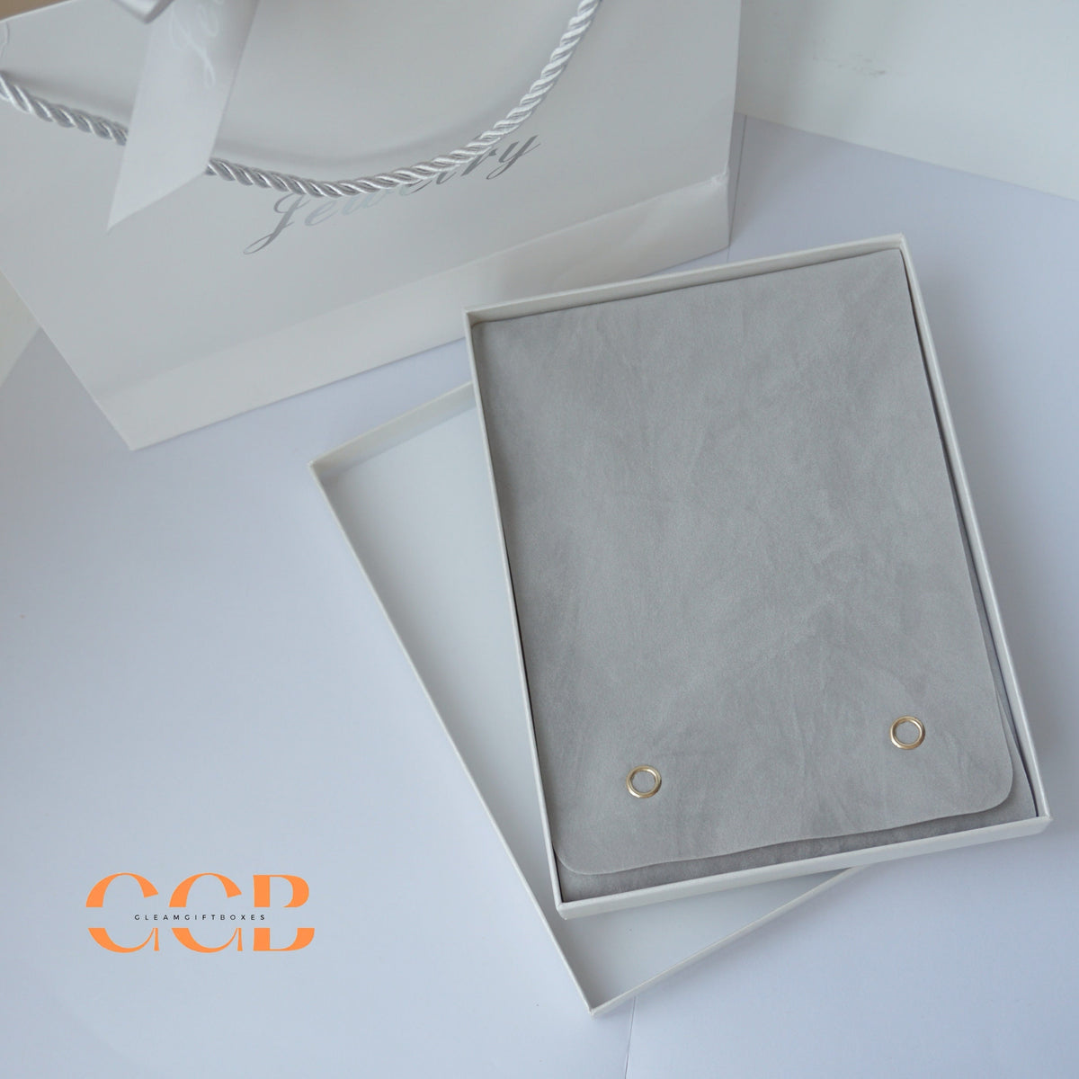 Wholesale Gray Velvet Necklace Pouch