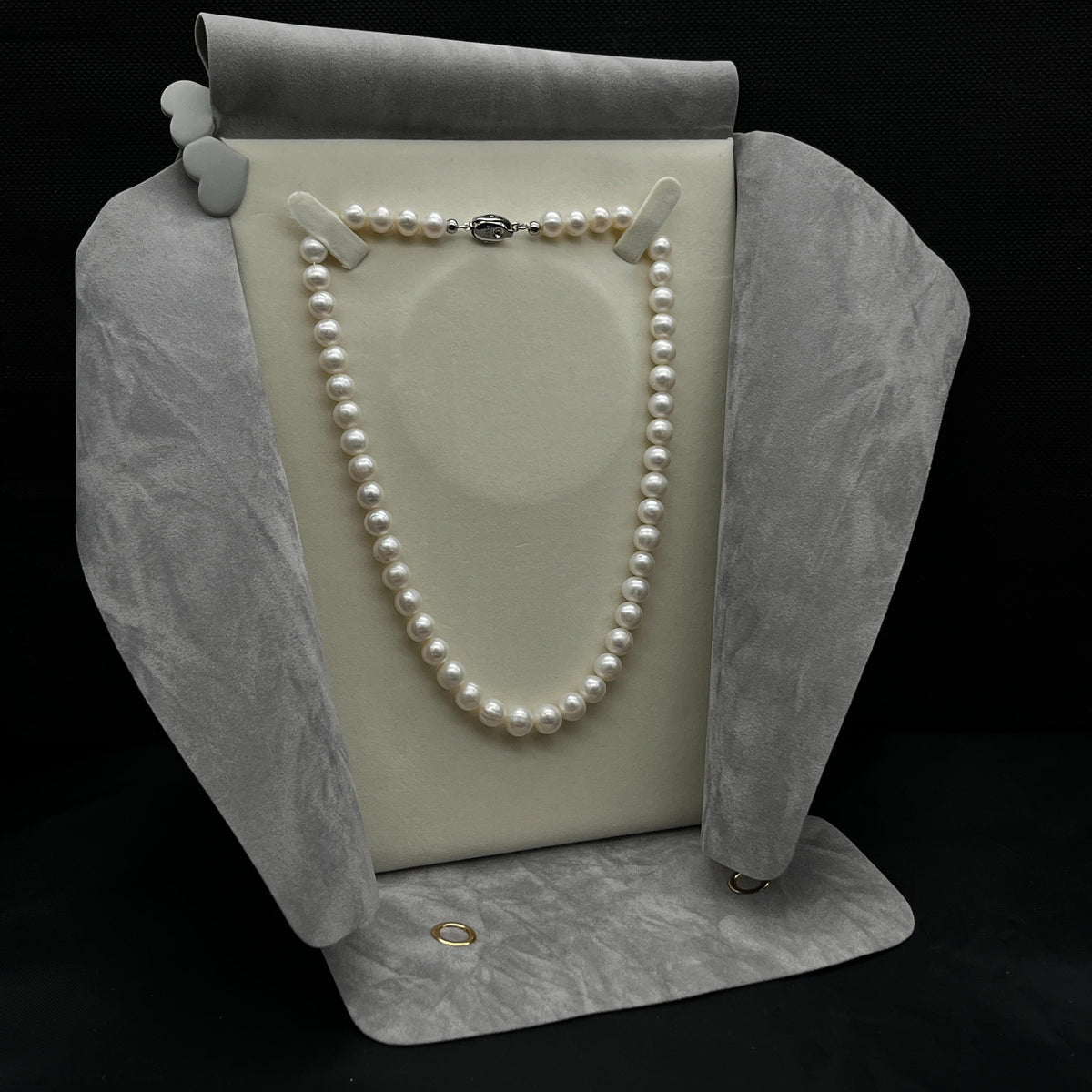 Wholesale Gray Velvet Necklace Pouch