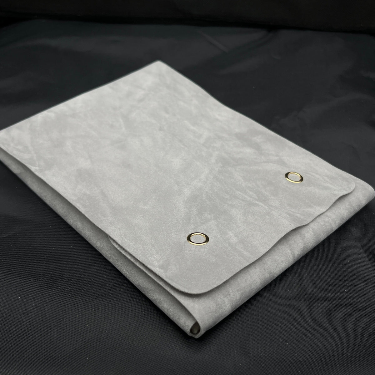 Wholesale Gray Velvet Necklace Pouch