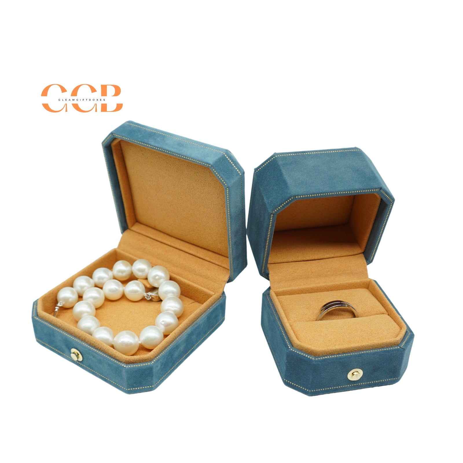 Victorian Style Velvet Ring Box