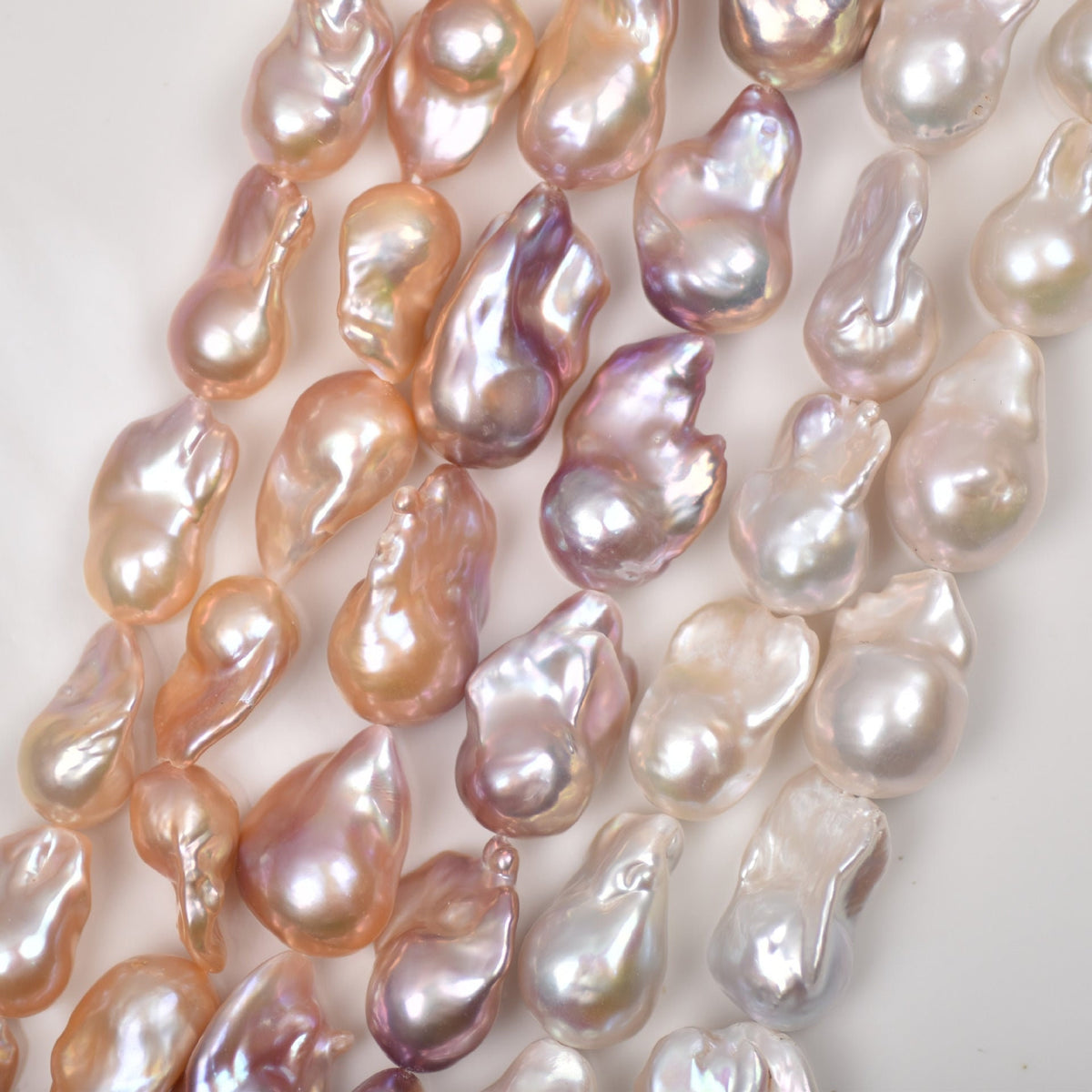 4A 15-25mm Large Flameball Baroque Pearl