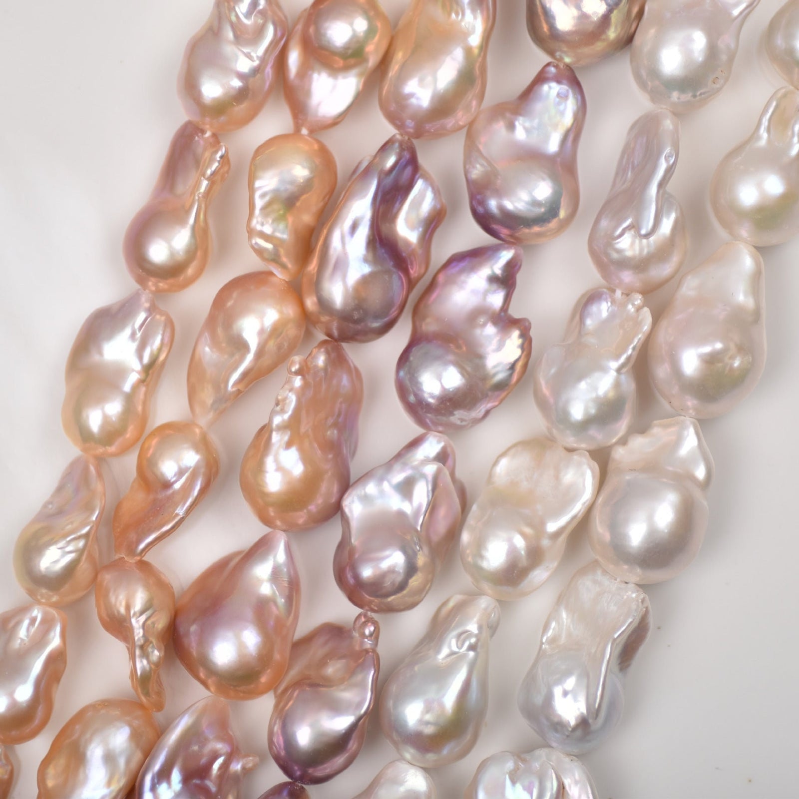 4A 15-25mm Large Flameball Baroque Pearl