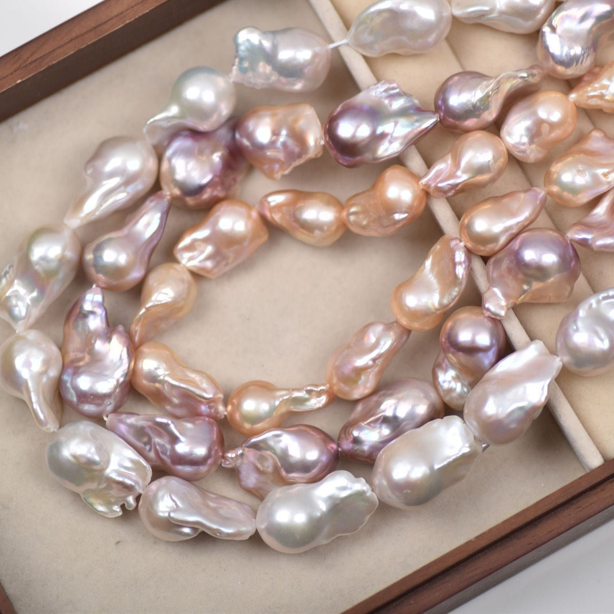 4A 15-25mm Large Flameball Baroque Pearl