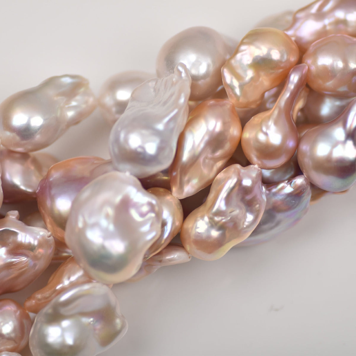 4A 15-25mm Large Flameball Baroque Pearl