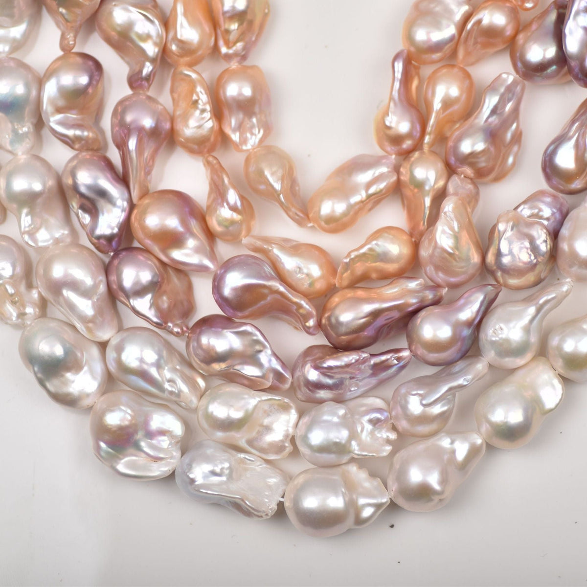 4A 15-25mm Large Flameball Baroque Pearl
