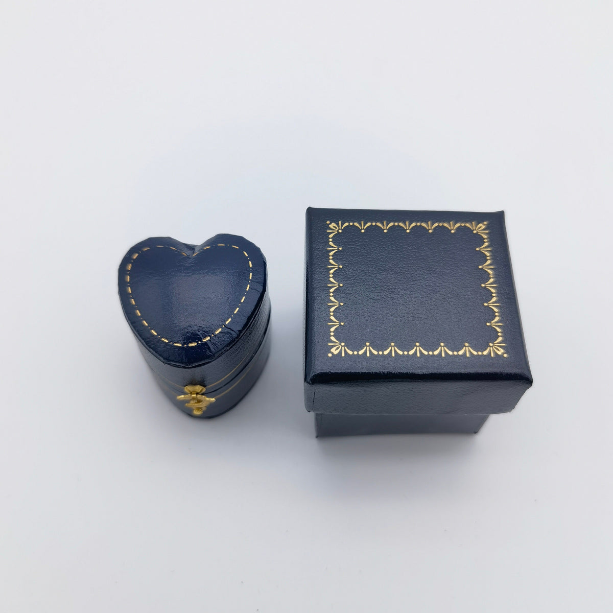 Vintage Heart Ring Box Handmade
