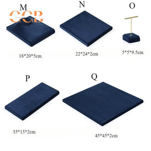 Royal Blue Velvet Jewelry Display Set - Australia Jewellery Package Wholesale
