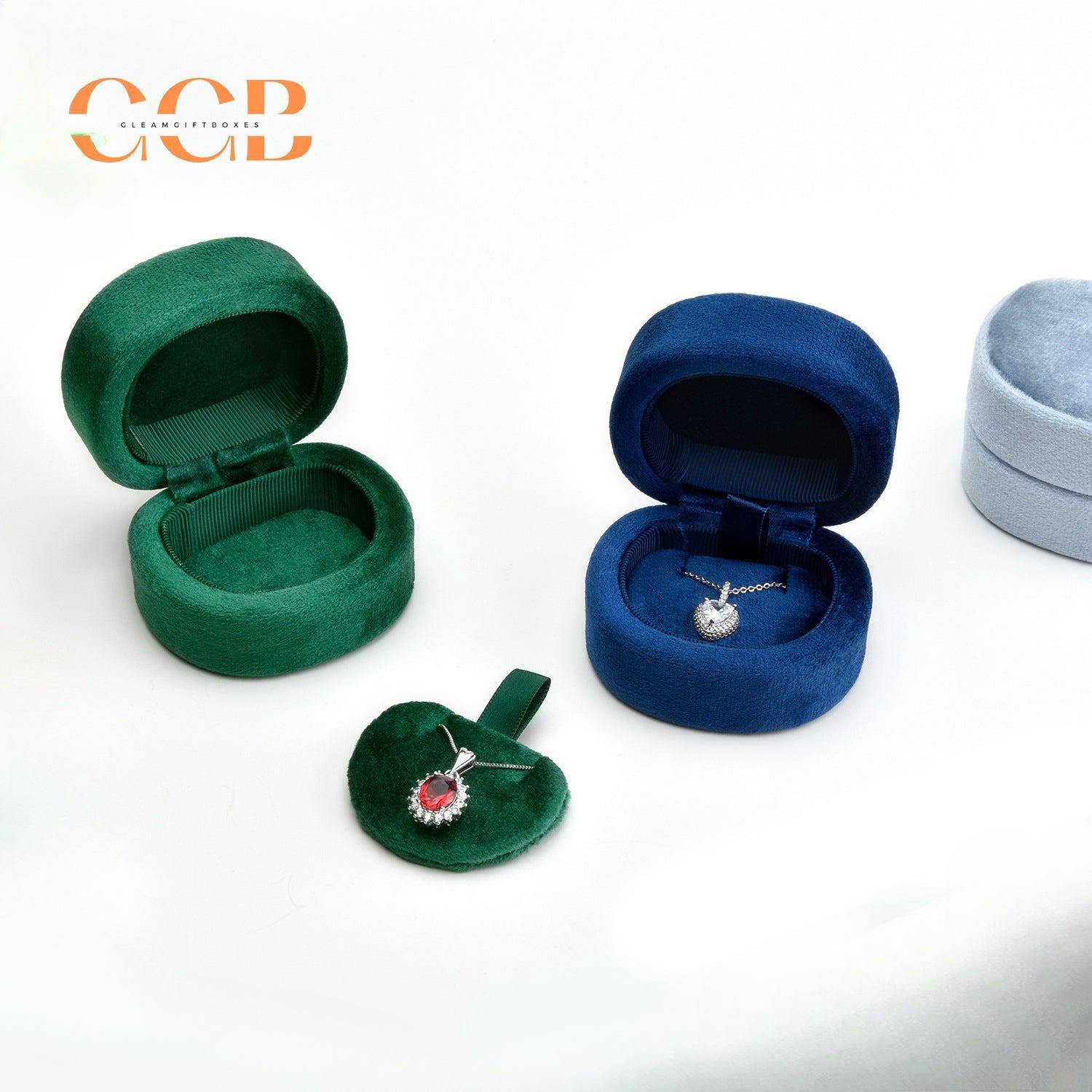Velvet ring or pendant box – proposal ring box, anniversary gift box, elegant jewelry packaging & storage boxes, engagement box