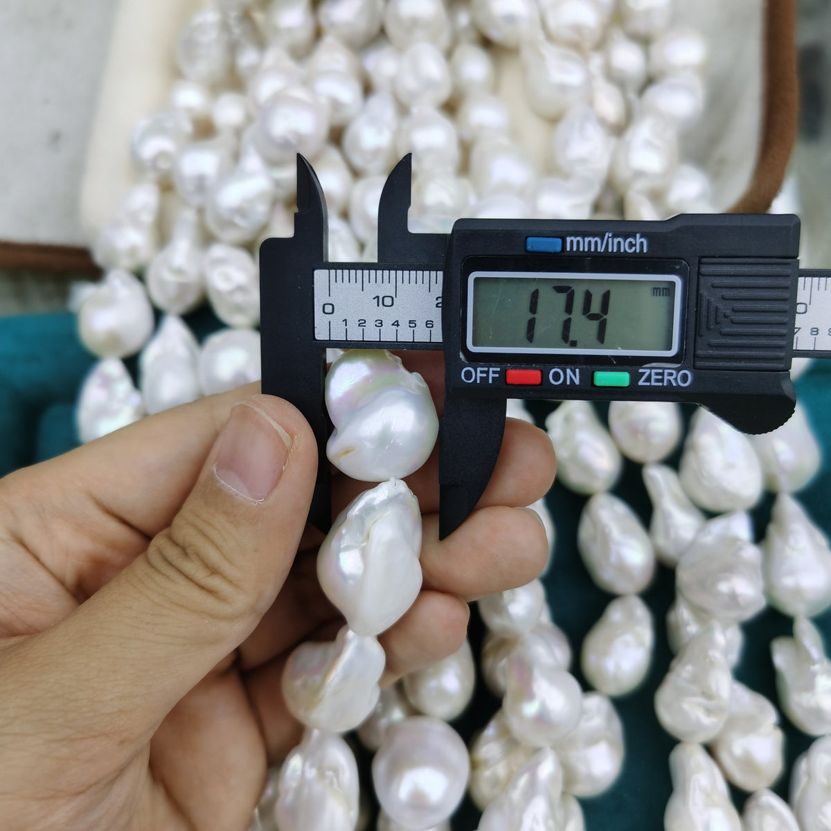 3A 15-22mm Big Baroque Pearl Strand