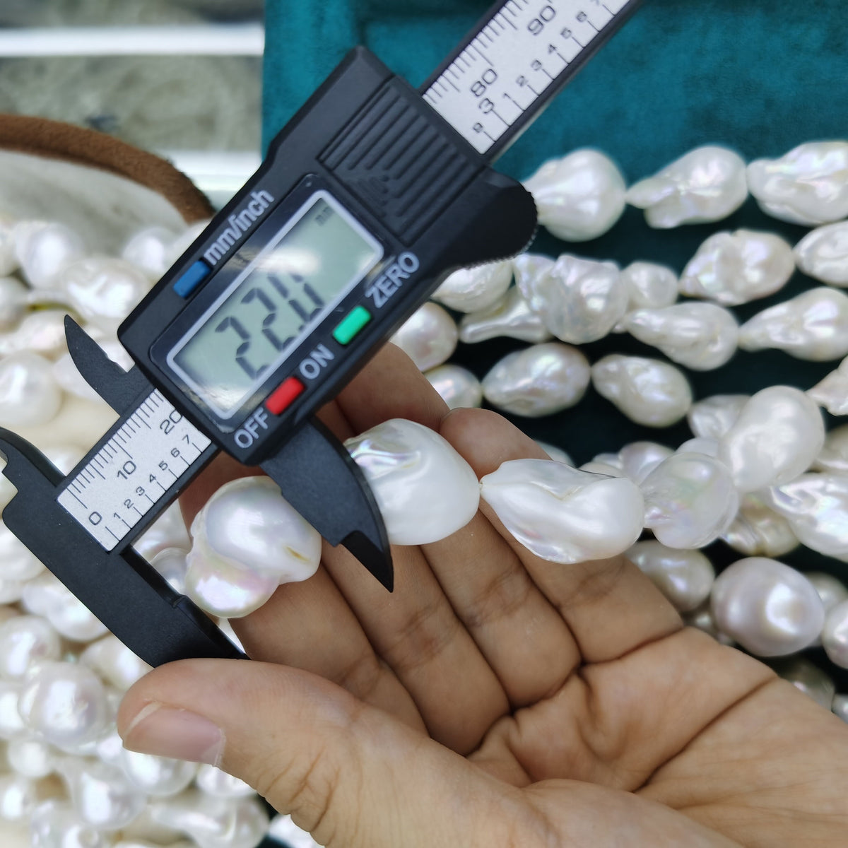 3A 15-22mm Big Baroque Pearl Strand