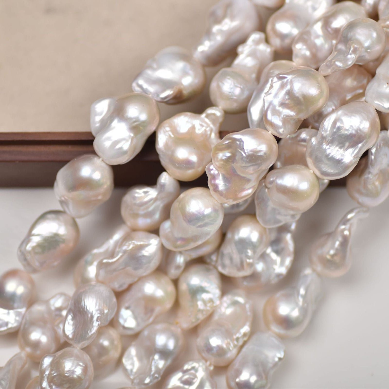 5A 15-25mm Big baroque pearl strand