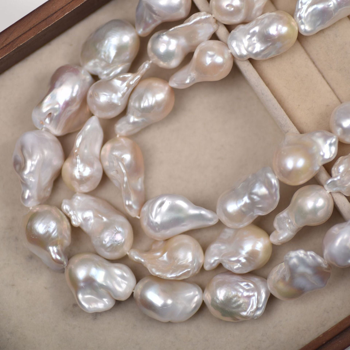 5A 15-25mm Big baroque pearl strand