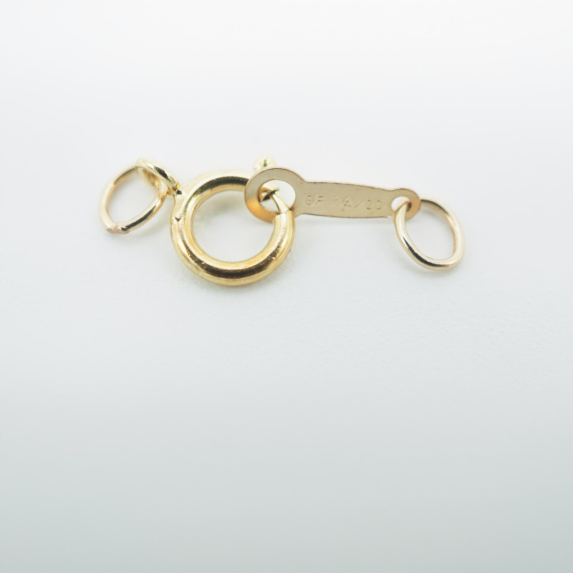 14k Gold filled Tarnish resistant, spring buckle, gold-filled spring ring clasp, bracelet buckle, necklace buckle, jewelry  accessories