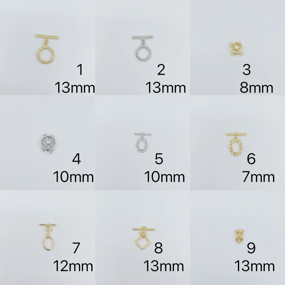 Pearl Necklace and bracelet OT clasps, DIY Jewelry Making Findings