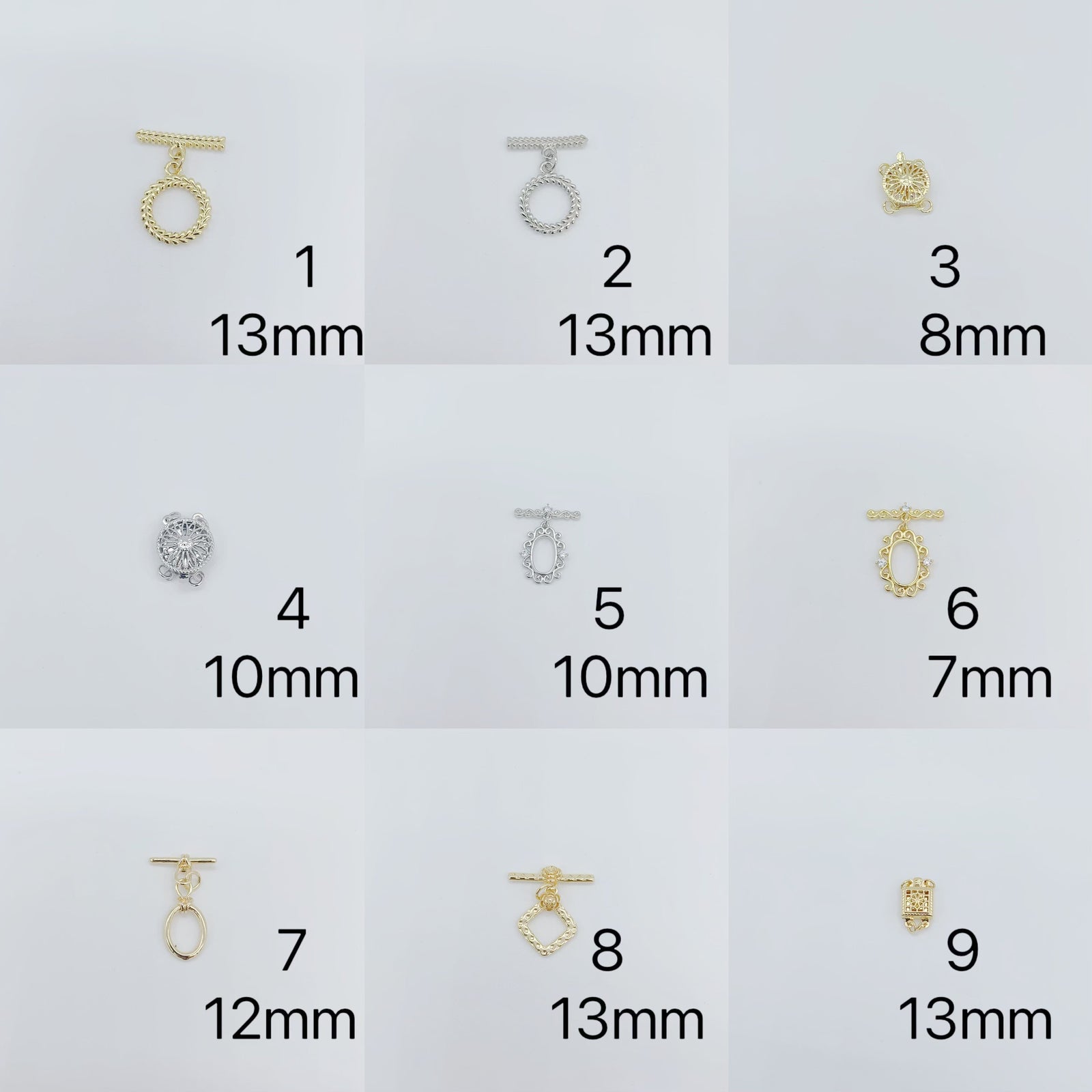 Pearl Necklace and bracelet OT clasps, DIY Jewelry Making Findings