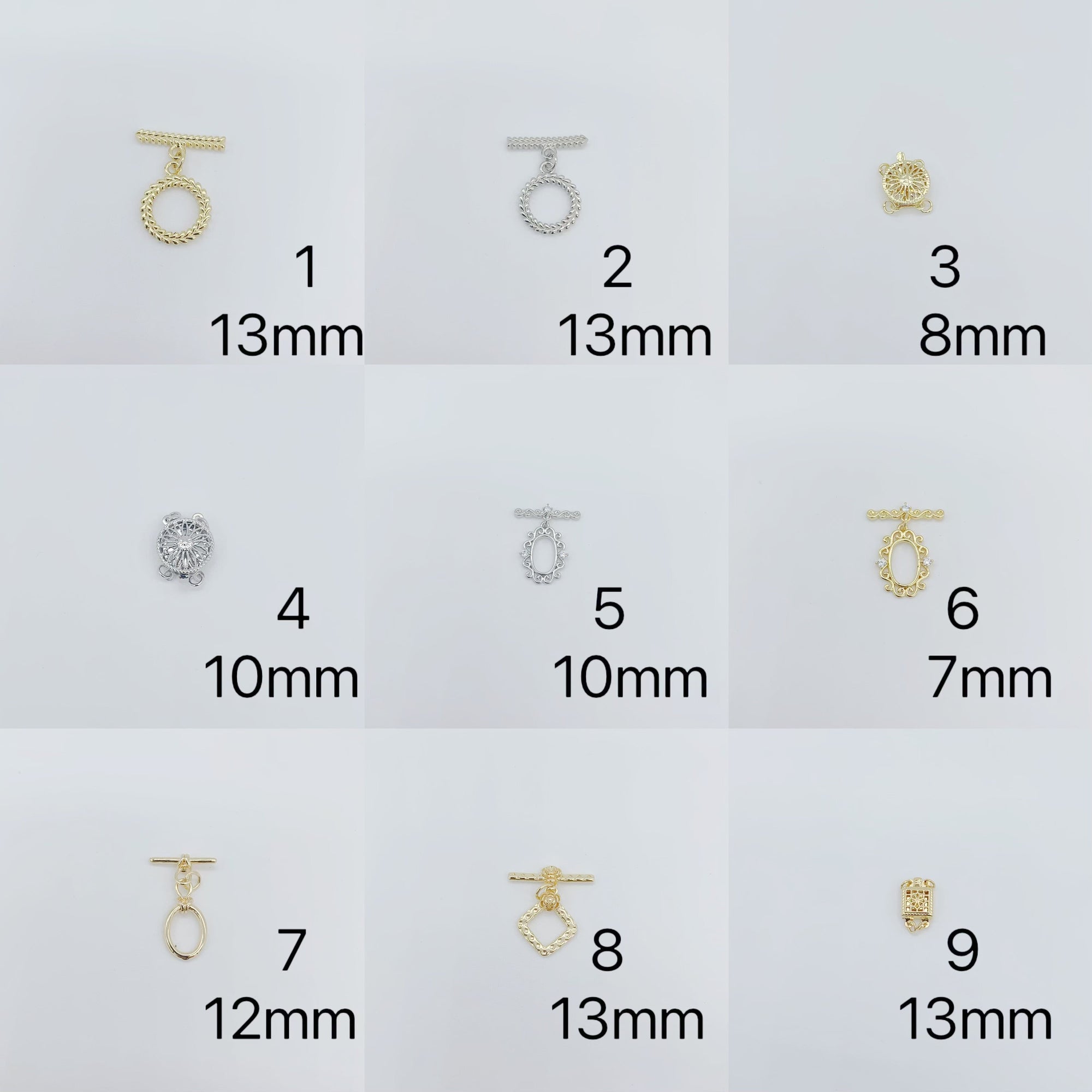 Pearl Necklace and bracelet OT clasps, DIY Jewelry Making Findings