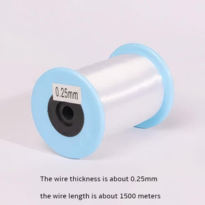 Transparent non-elastic fishing wire, Beading String for Jewelry and Crafts, bracelet crystal wire, beaded thread