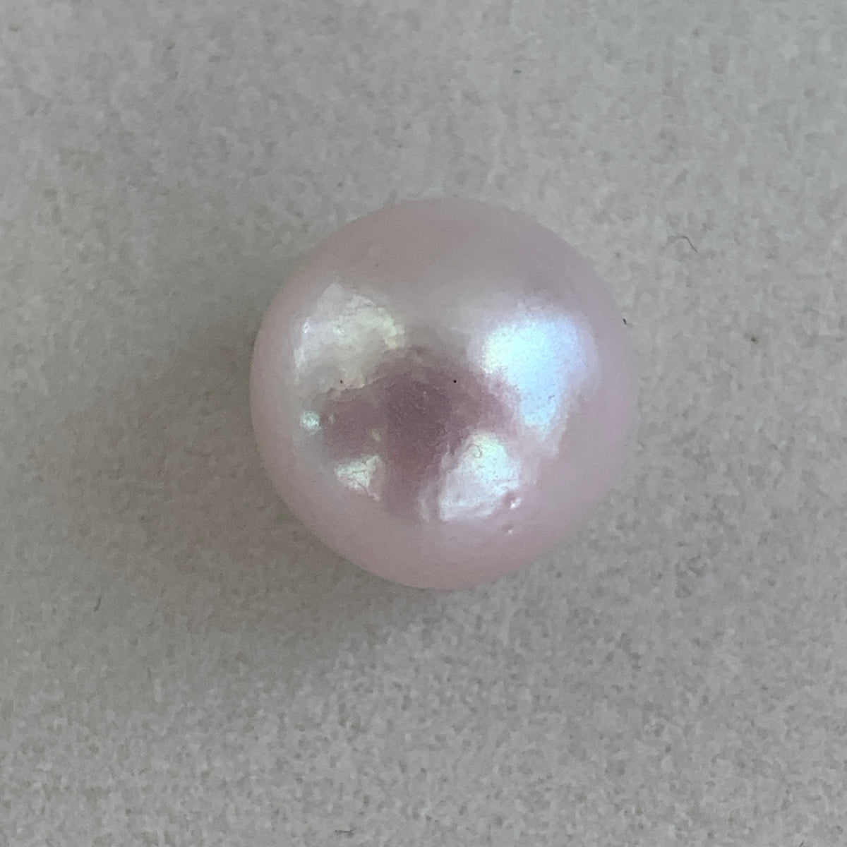 3A 1pc 13-14mm White Round Freshwater Pearl