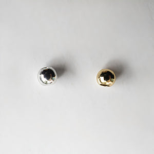 10pcs 2-10mm round spacers beads - sterling silver