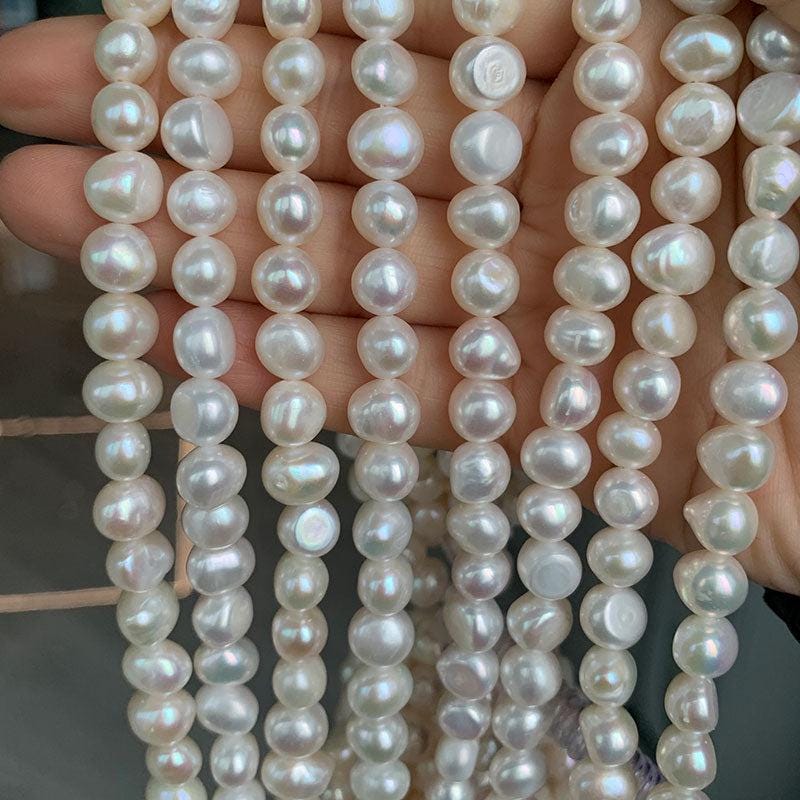 4A 3-12mm Round nugget freshwater pearls