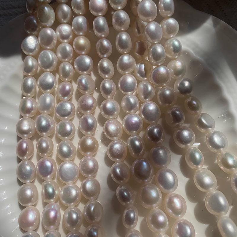 5A 3-12mm Oval nugget freshwater pearls